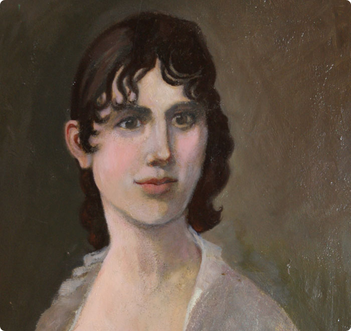 Charlotte Malling (Painting by Lars Hofman-Bang)