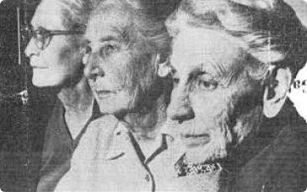 Inge, Ellen, Ebba in 1962